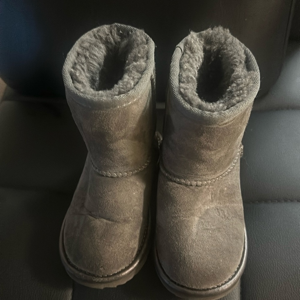 Little Girl Gray Uggs
